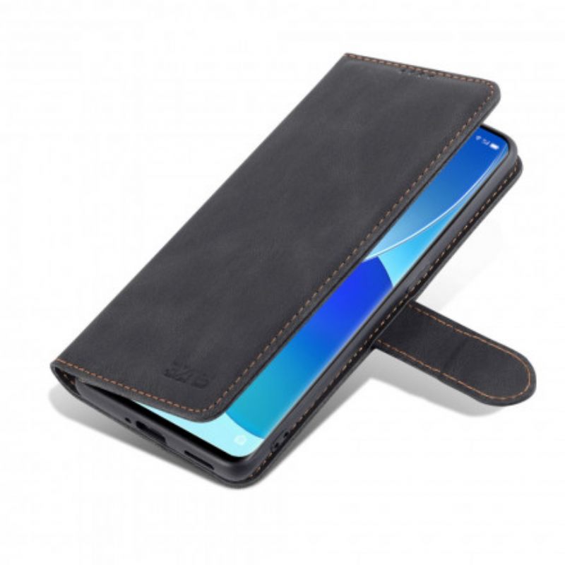Kotelot Oppo Reno 6 5G Azns Couture Leather Effect