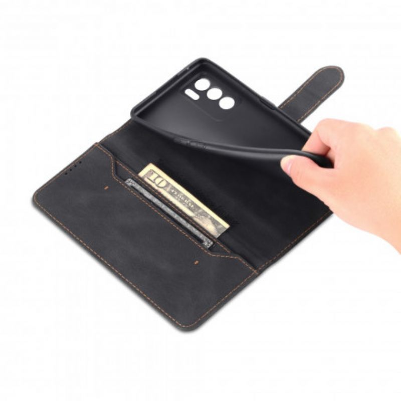 Kotelot Oppo Reno 6 5G Azns Couture Leather Effect