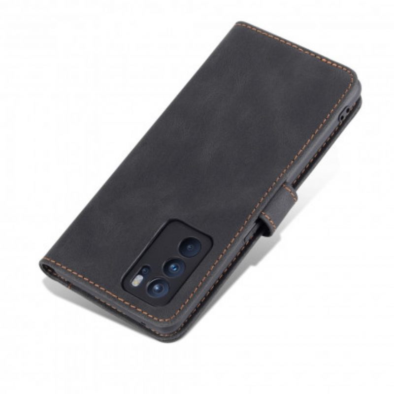 Kotelot Oppo Reno 6 5G Azns Couture Leather Effect