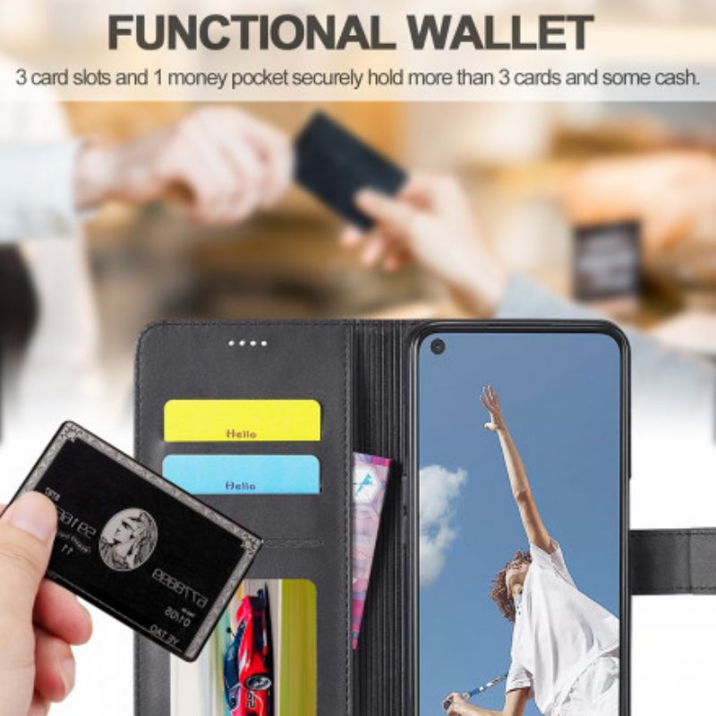 Kotelot Oppo Reno 6 5G Lc.imeeke Nahkaefekti
