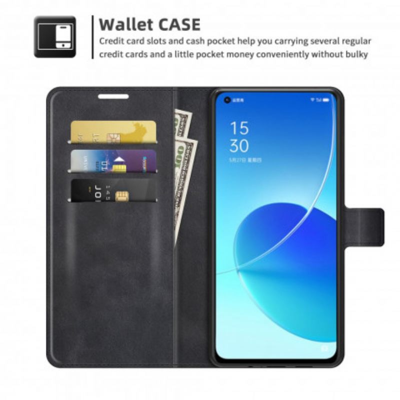 Kotelot Oppo Reno 6 5G Slim Extreme Leather Effect