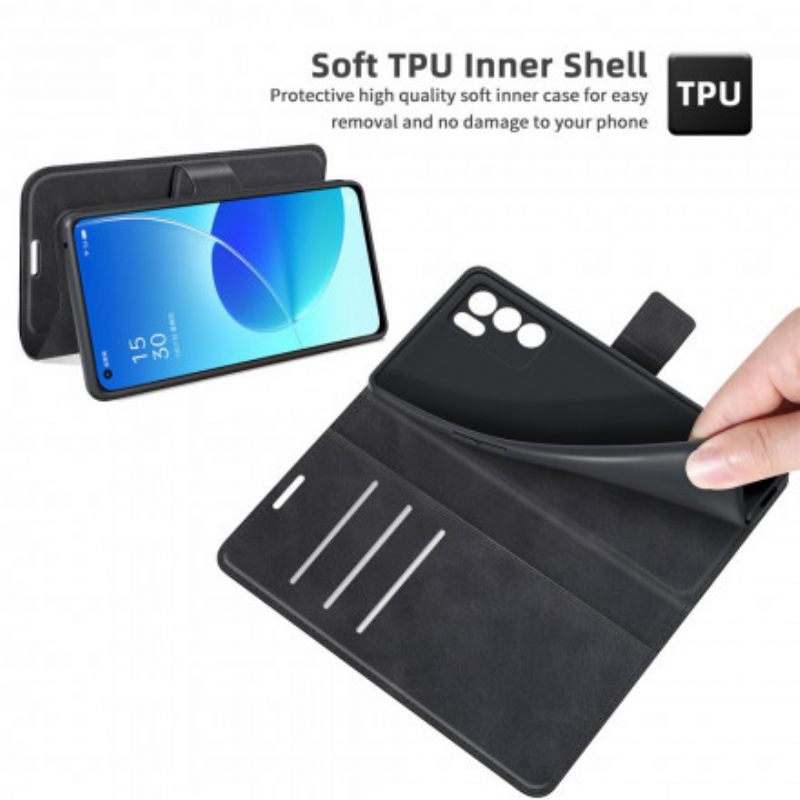 Kotelot Oppo Reno 6 5G Slim Extreme Leather Effect