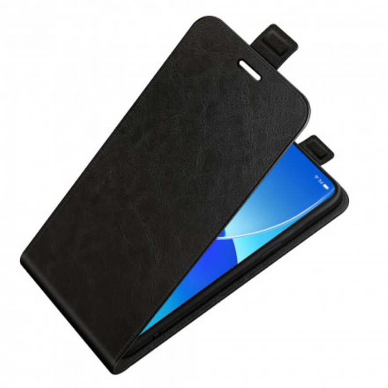 Kotelot Oppo Reno 6 5G Vertical Flap Leather Effect