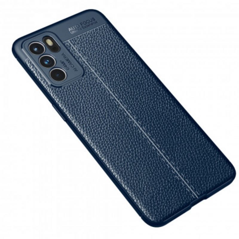 Kuori Oppo Reno 6 5G Litchi Nahkaefekti