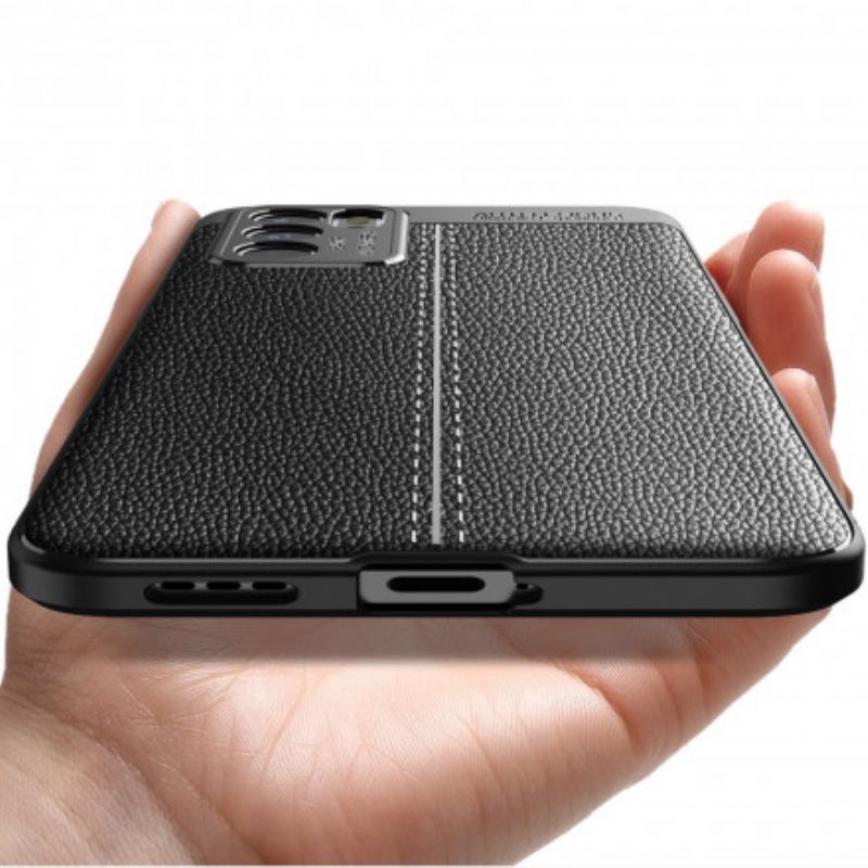 Kuori Oppo Reno 6 5G Litchi Nahkaefekti