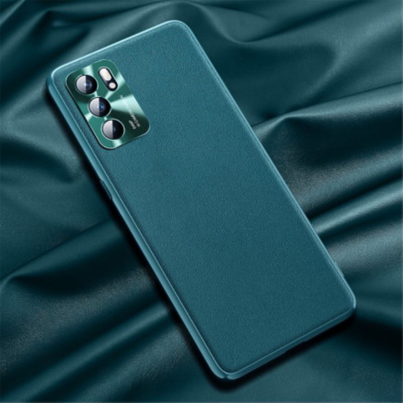 Kuori Oppo Reno 6 5G Prestige Nahkaefekti