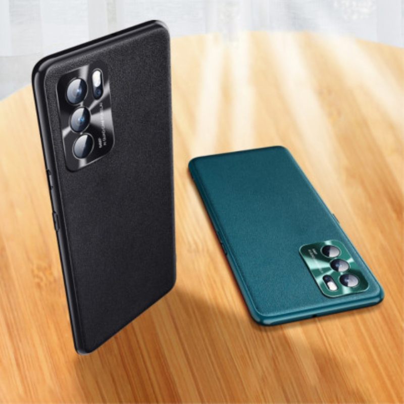 Kuori Oppo Reno 6 5G Prestige Nahkaefekti
