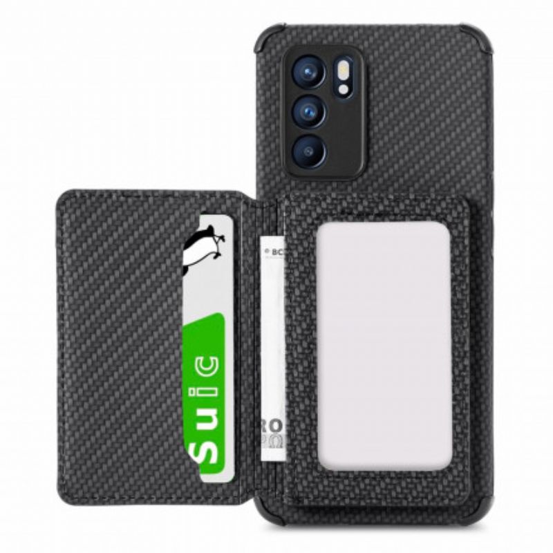 Kuori Oppo Reno 6 5G Rfid-kortin Pidike