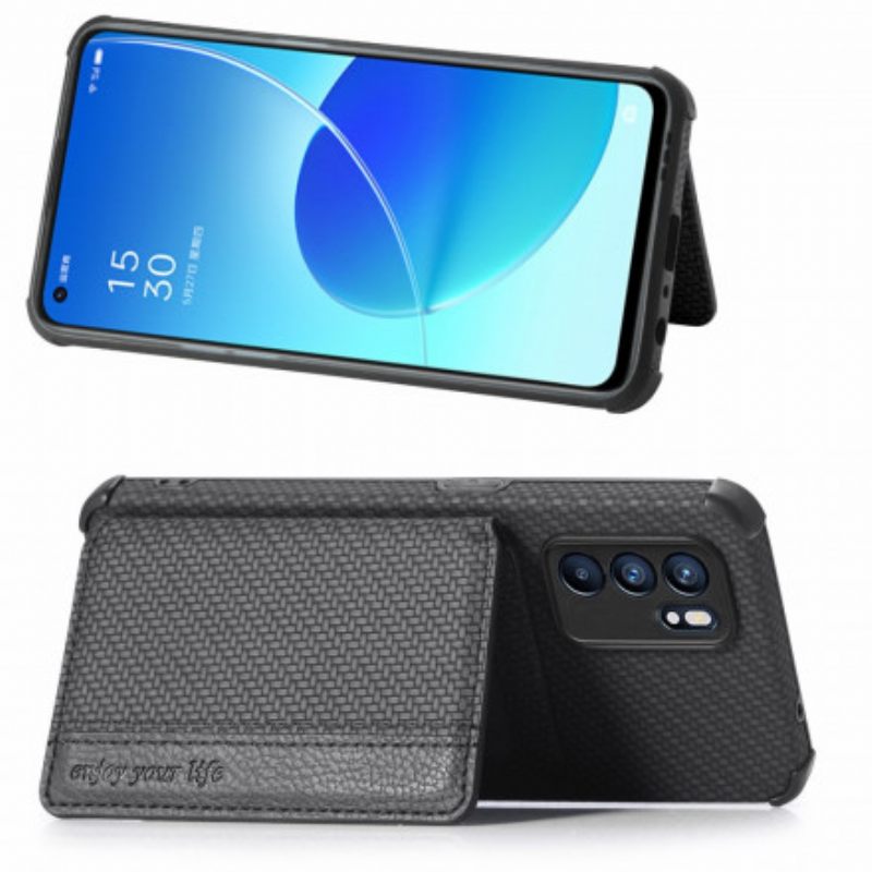 Kuori Oppo Reno 6 5G Rfid-kortin Pidike