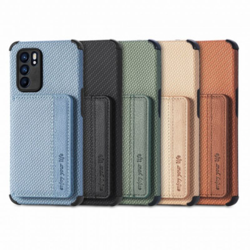 Kuori Oppo Reno 6 5G Rfid-kortin Pidike