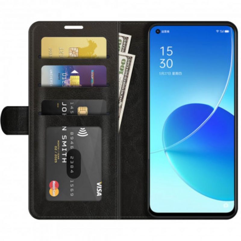 Nahkakotelo Oppo Reno 6 5G Faux Leather Ultra