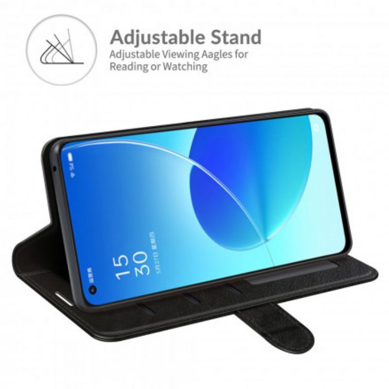 Nahkakotelo Oppo Reno 6 5G Faux Leather Ultra