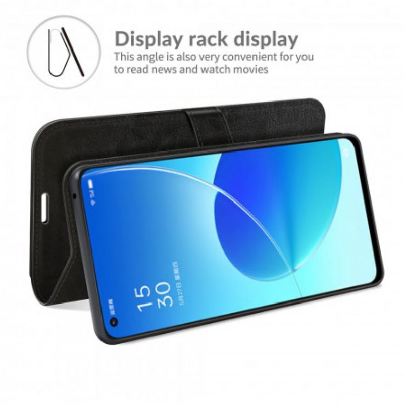 Nahkakotelo Oppo Reno 6 5G Faux Leather Ultra
