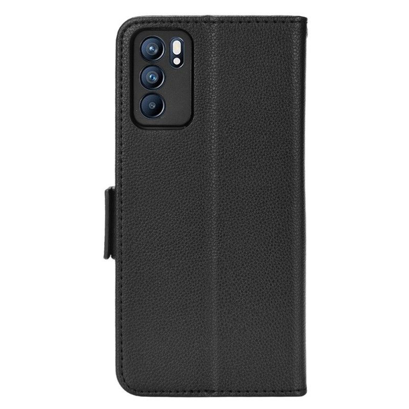 Nahkakotelo Oppo Reno 6 5G Kotelot Flip Flap Tuplauudet Värit