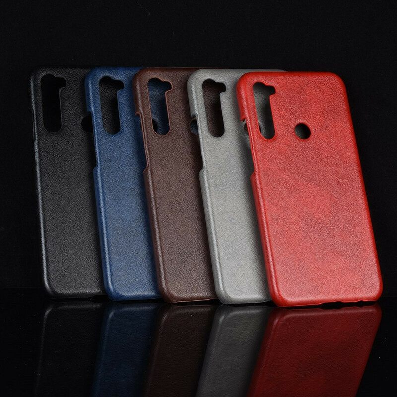 Case Xiaomi Redmi Note 8T Litchin Nahkaefekti