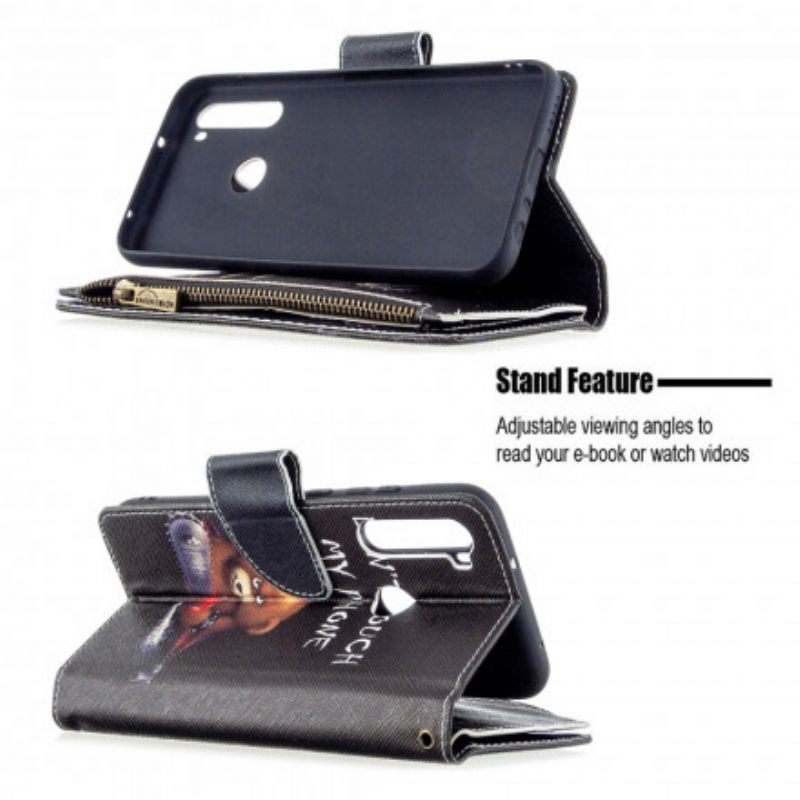 Flip Case Xiaomi Redmi Note 8T Vetoketjullinen Pussikarhu