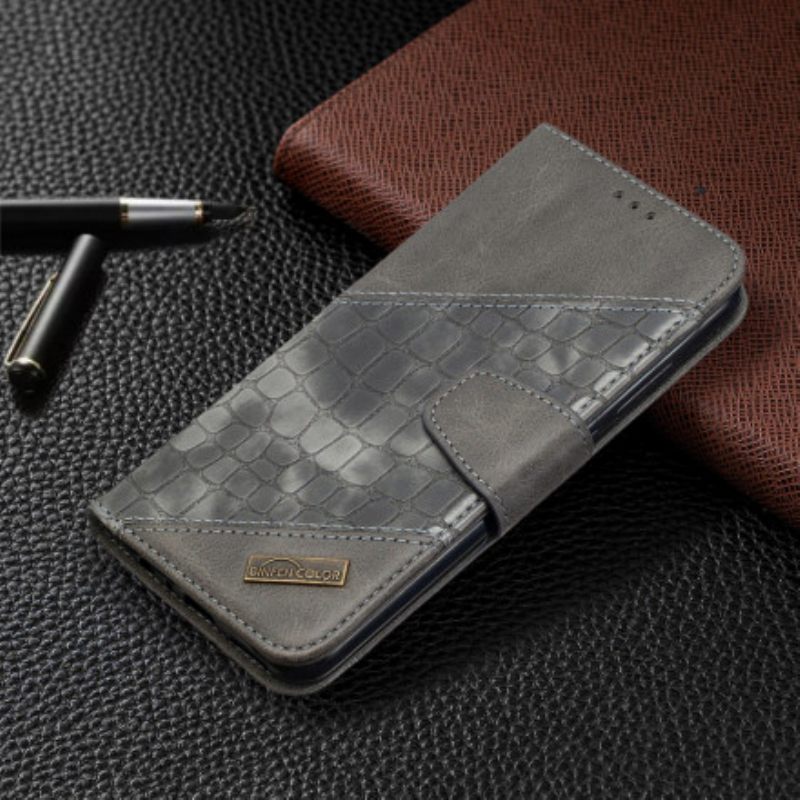 Kotelot Xiaomi Redmi Note 8T Classic Crocodile Skin Effect