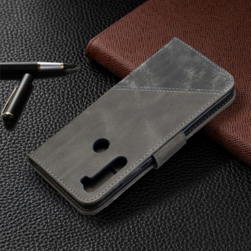 Kotelot Xiaomi Redmi Note 8T Classic Crocodile Skin Effect