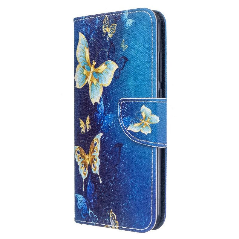 Kotelot Xiaomi Redmi Note 8T Golden Butterflies