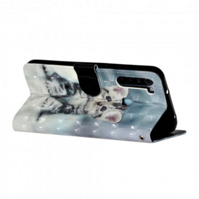Kotelot Xiaomi Redmi Note 8T Suojaketju Kuori Kitten Light Strap Kohdevalot