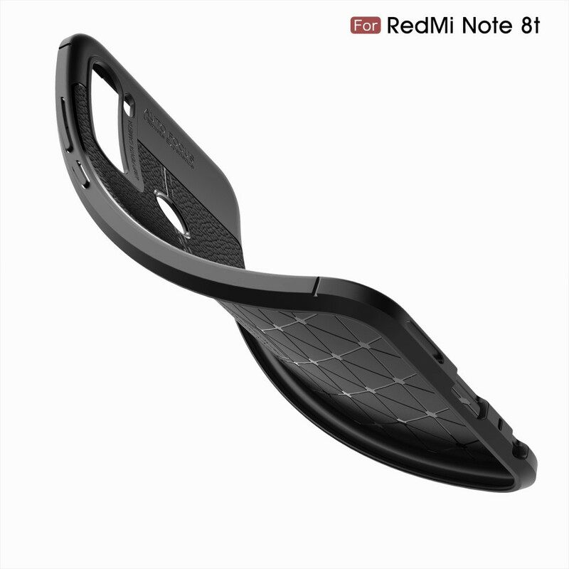 Kuori Xiaomi Redmi Note 8T Nahkaefekti Litsi Kaksinkertainen Linja