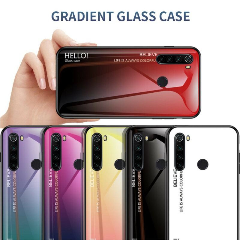 Kuori Xiaomi Redmi Note 8T Tempered Glass Hei