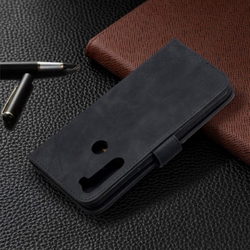 Nahkakotelo Xiaomi Redmi Note 8T Triangles Binfen Color