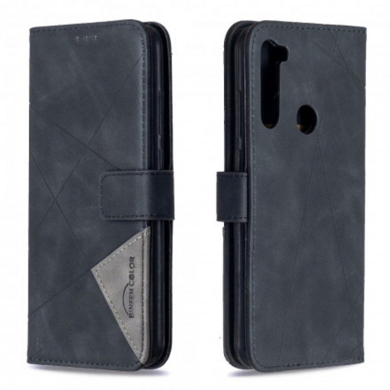 Nahkakotelo Xiaomi Redmi Note 8T Triangles Binfen Color