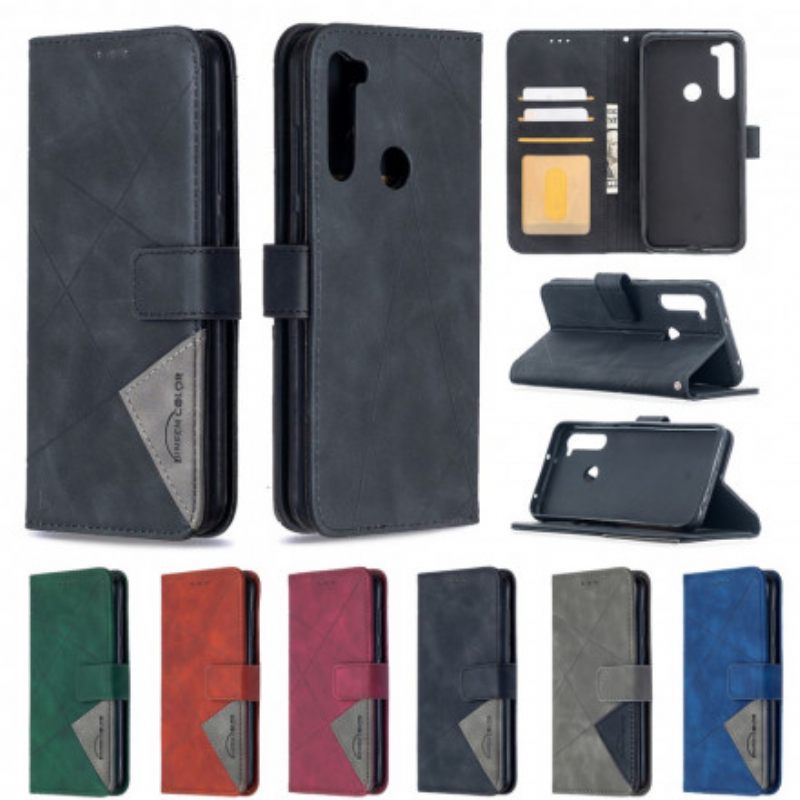 Nahkakotelo Xiaomi Redmi Note 8T Triangles Binfen Color