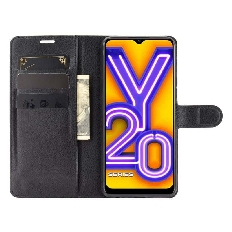 Kotelot Vivo Y20s / Y11s Classic Faux Leather