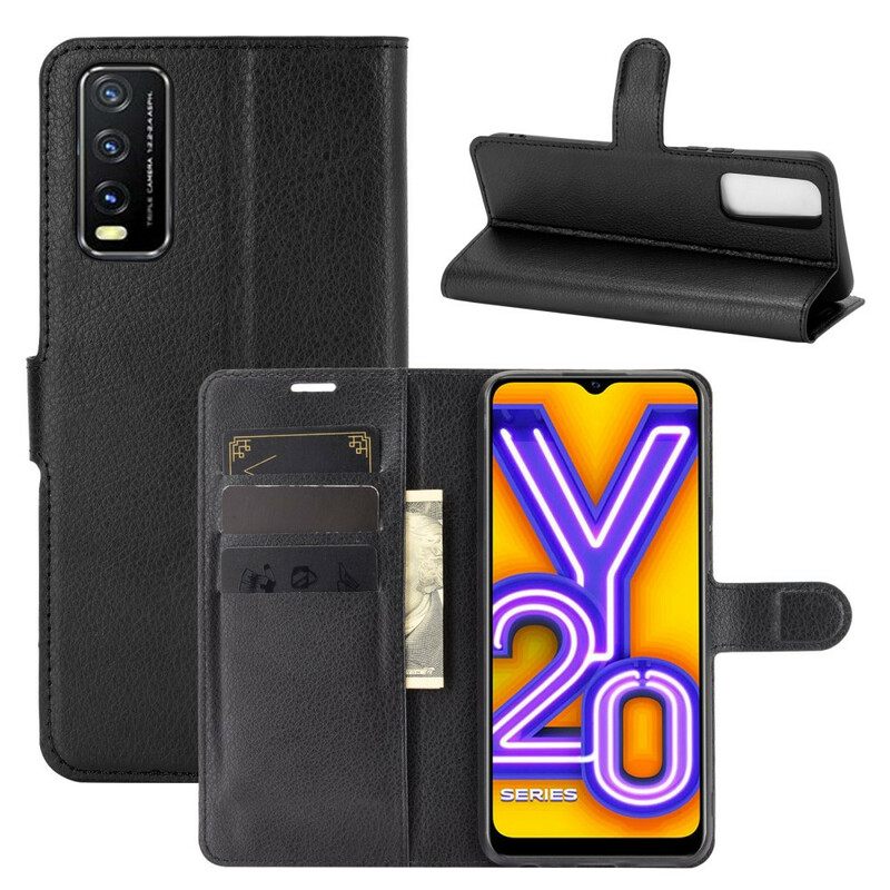 Kotelot Vivo Y20s / Y11s Classic Faux Leather