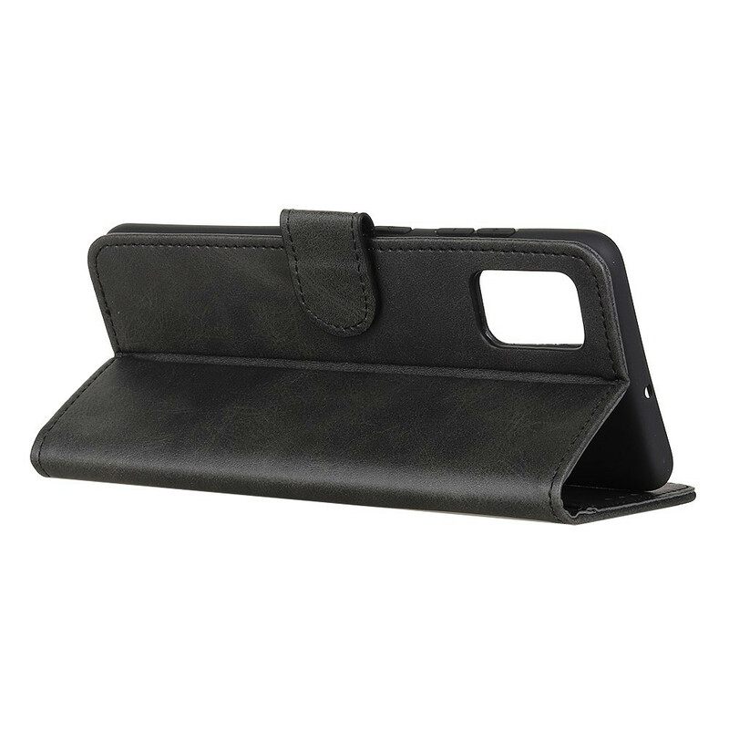 Flip Case Poco M3 Retro Mattanahkaefekti
