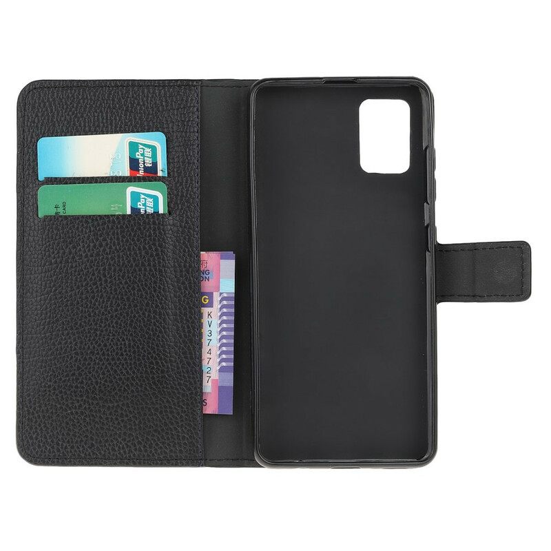 Kotelot Poco M3 Litchi Grain Leather Effect