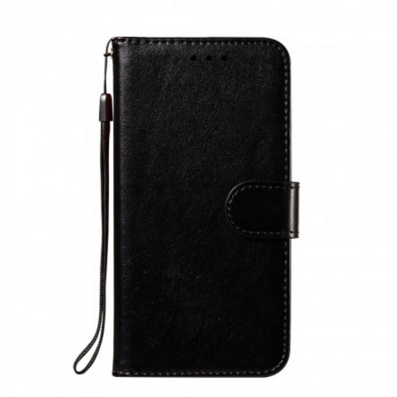 Kotelot Poco M3 Monochrome Leather Style