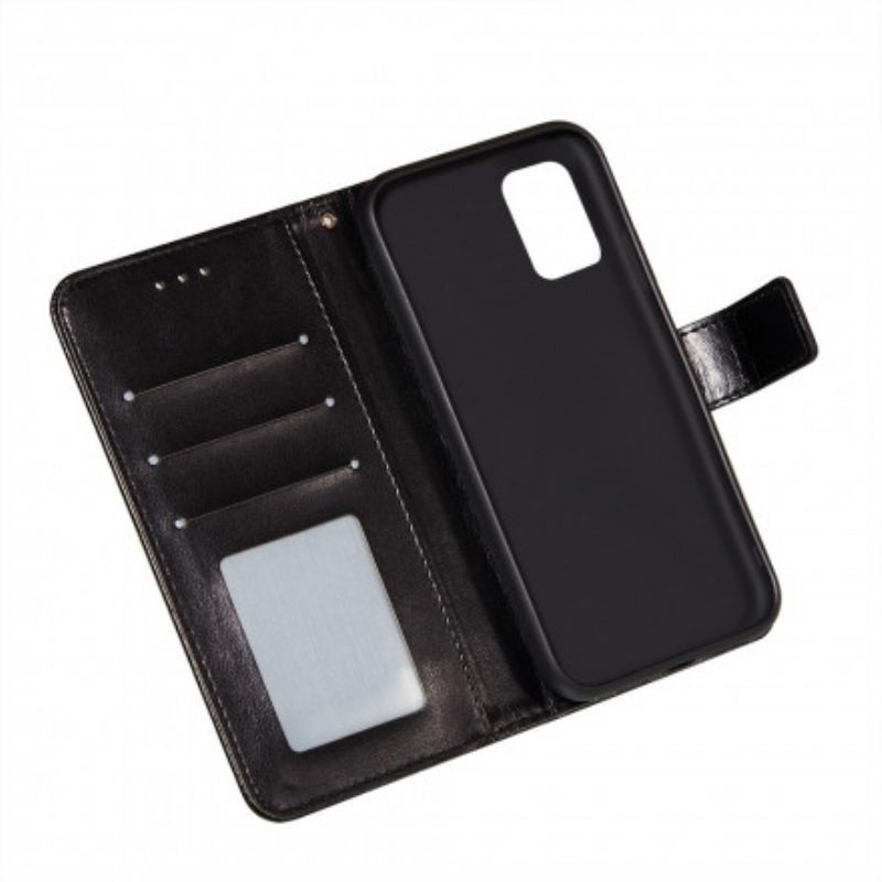 Kotelot Poco M3 Monochrome Leather Style