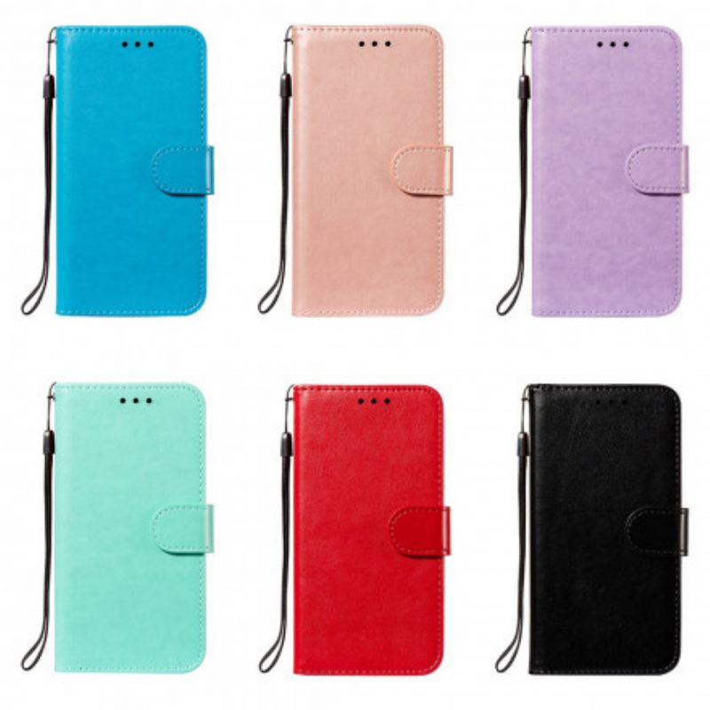 Kotelot Poco M3 Monochrome Leather Style