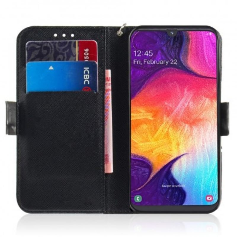 Kotelot Samsung Galaxy A50 Suojaketju Kuori Animal Safari Stringit