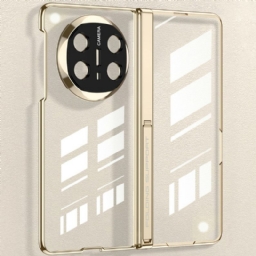 Kuori Huawei Mate X6 Läpinäkyvä Saranalla Ja Karkaistulla Lasilla