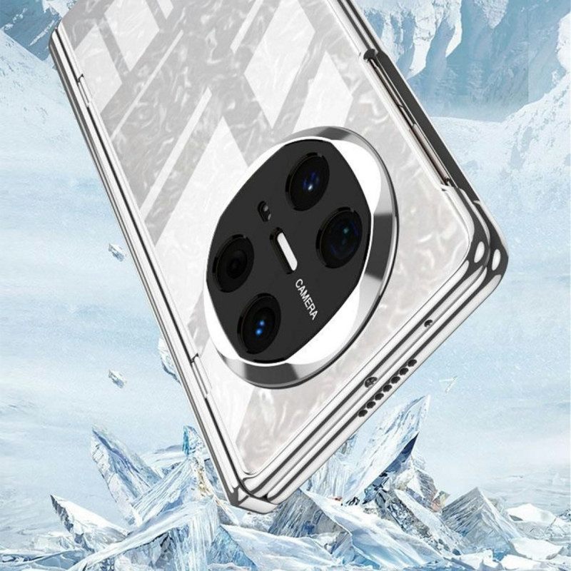 Kuori Huawei Mate X6 Läpinäkyvä Saranalla Ja Karkaistulla Lasilla