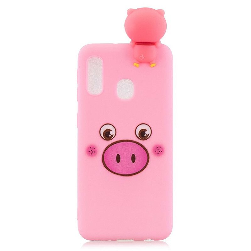 Kuori Samsung Galaxy A20e Apollo The Pig 3d