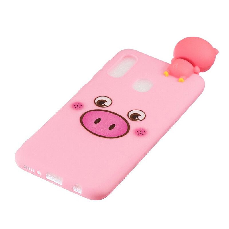 Kuori Samsung Galaxy A20e Apollo The Pig 3d