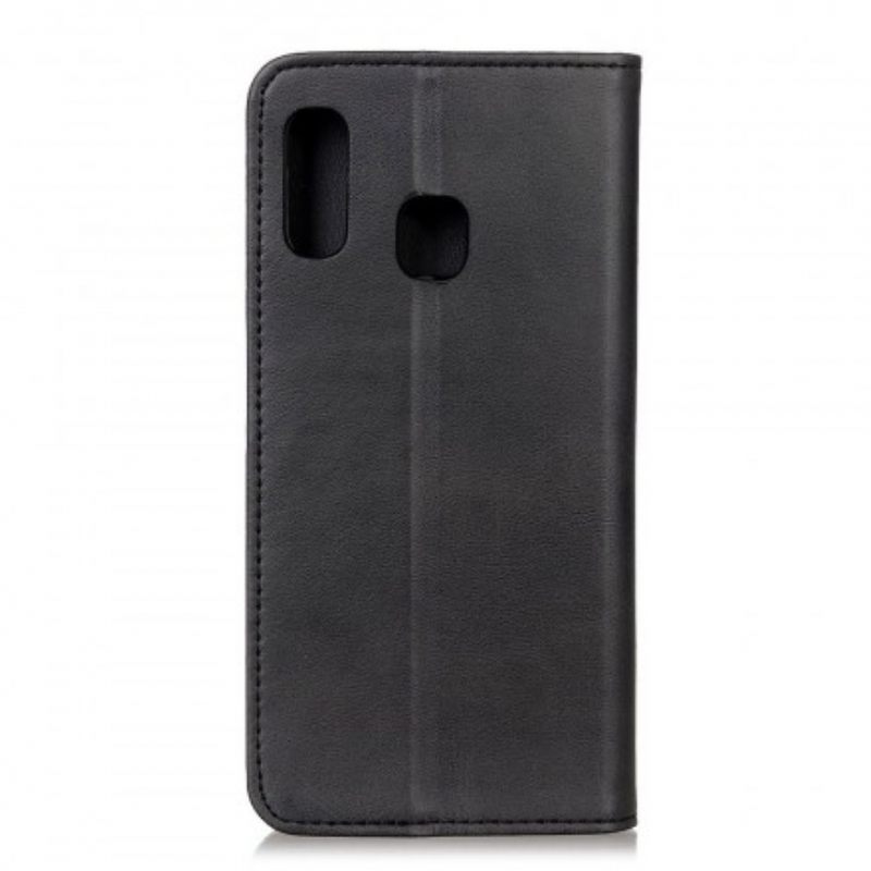 Puhelinkuoret Samsung Galaxy A20e Kotelot Flip Haljasnahka