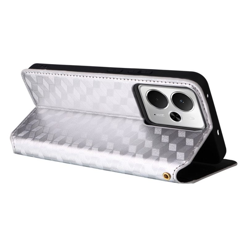 Nahkakotelo Realme 14t 5g 3d Timantit