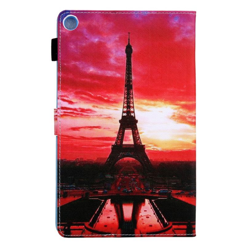 Kotelot Samsung Galaxy Tab A8 Sunset Eiffel Tower