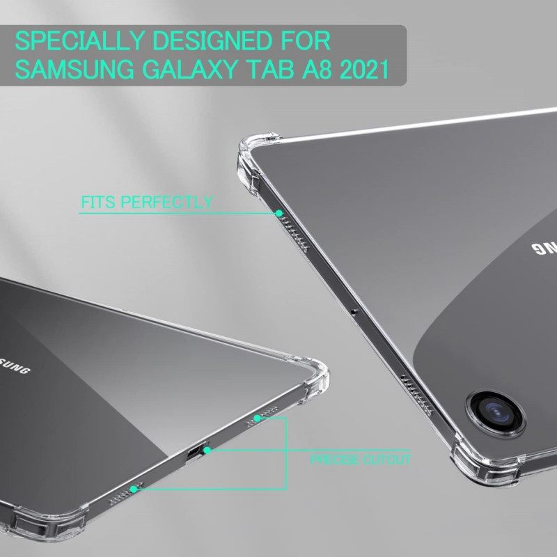 Kuori Samsung Galaxy Tab A8 Kirkas Silikoni