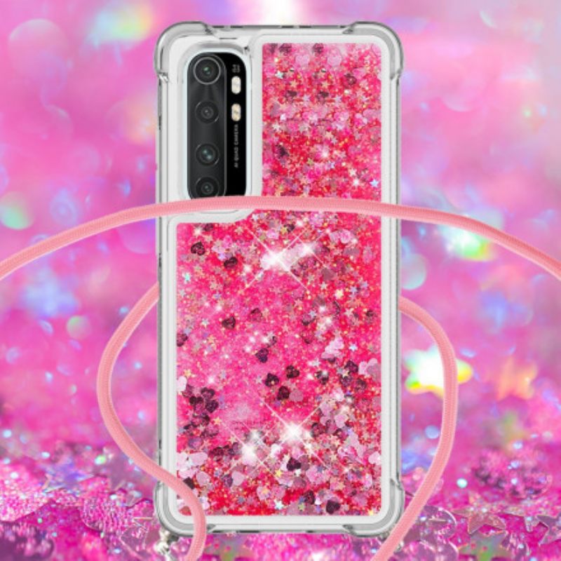 Case Xiaomi Mi Note 10 Lite Paljetit Ja Johto