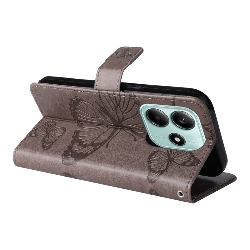 Kotelot Xiaomi Redmi Note 14 5g Jättiläisperhoset Hihnalla Suojakuori