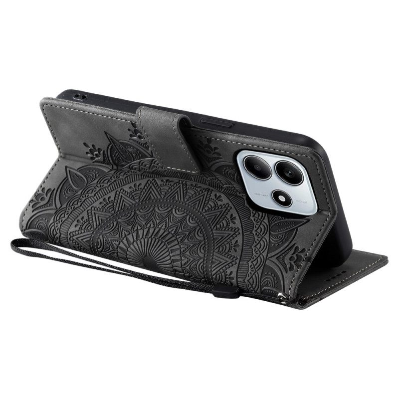 Kotelot Xiaomi Redmi Note 14 5g Mandala-mokkanahkaefekti Suojakuori