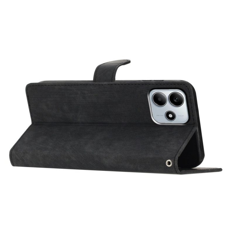 Kotelot Xiaomi Redmi Note 14 5g Mokkanahkakuvio Ja Hihna Suojakuori