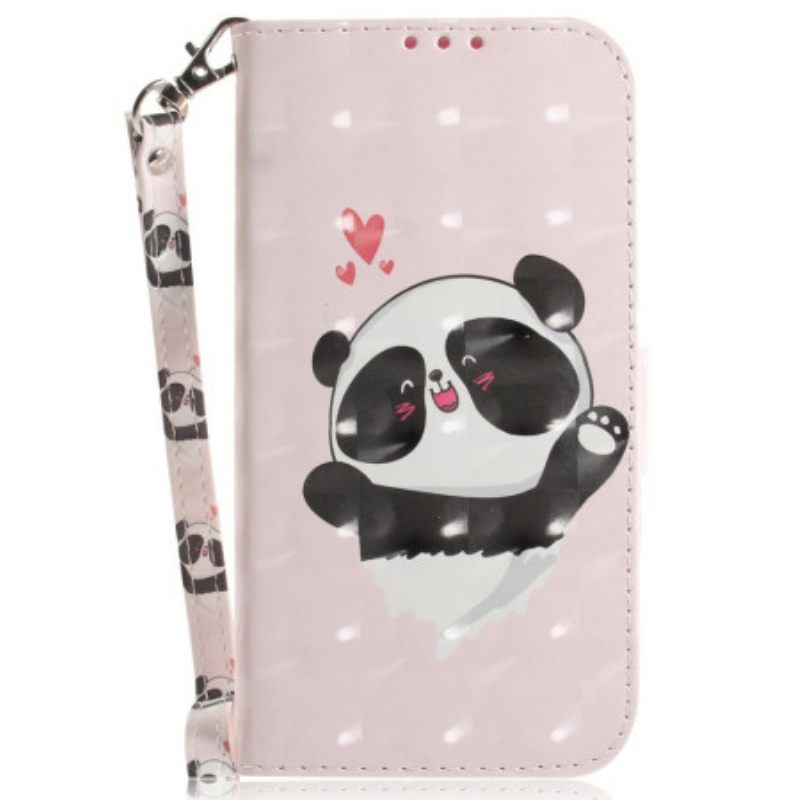 Kotelot Xiaomi Redmi Note 14 5g Panda-rakkaus Kaulanauha